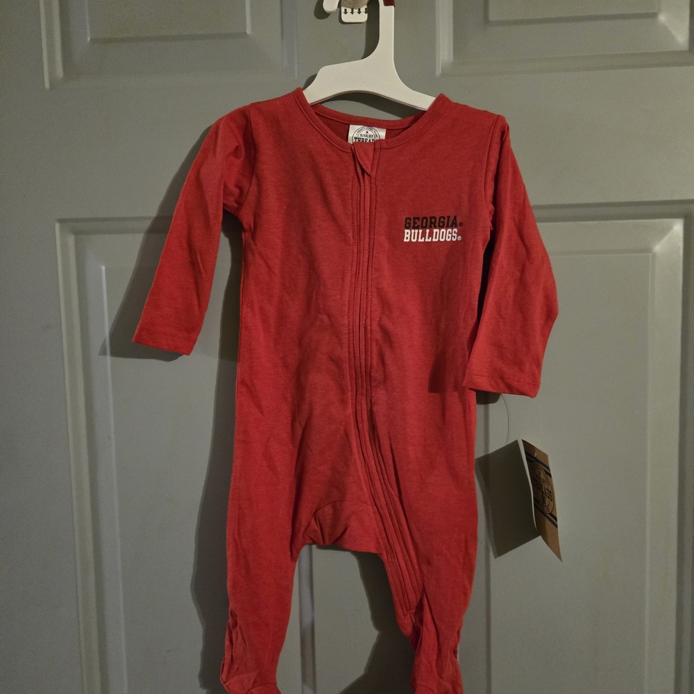 Rivalry Threads Red Kids One Piece Footie